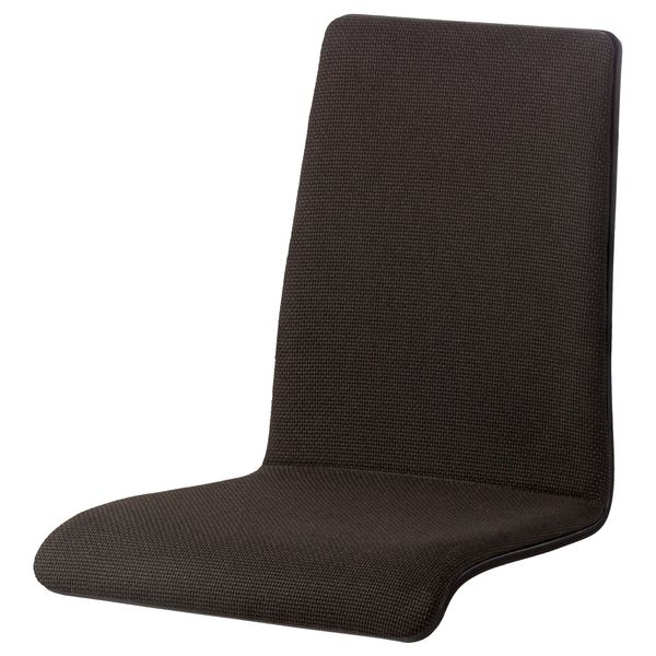 Сиденье со спинкой КОРНЕЛИС, черно-коричневый, Корндаль коричневый - схема-чертеж с размерами