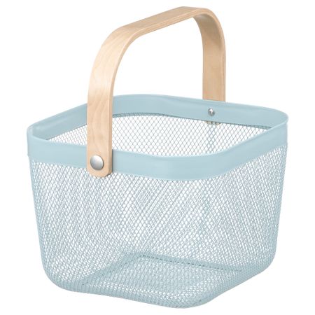 Корзина, 25x26x18 см, бледно-голубой IKEA RISATORP РИСАТОРП 505.200.84