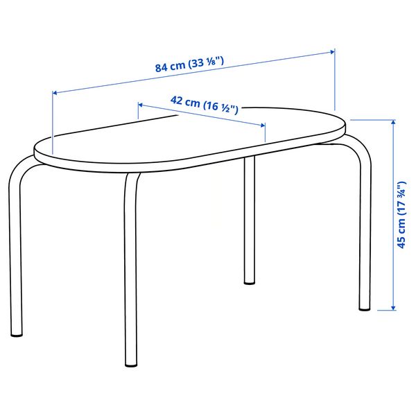IKEA в интерьере - схема-чертеж с размерами