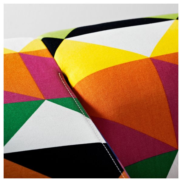 Диван 2-местный КЛИППАН, Рандвикен разноцветный - схема-чертеж с размерами