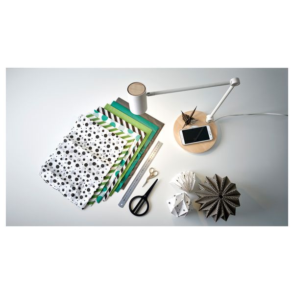 Лампа/устройст для беспроводной зарядки IKEA RIGGAD 402.806.78 - схема-чертеж с размерами