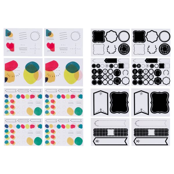 Наклейки, 8 шт. ХЭМСМАК, различные модели - фото 1