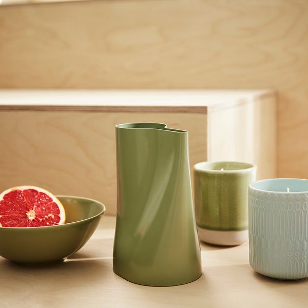 Ароматическая свеча в контейнере, Травы/зеленый 10 см IKEA PÅKOSTAD ПОКОСТАД 905.081.03 - схема-чертеж с размерами