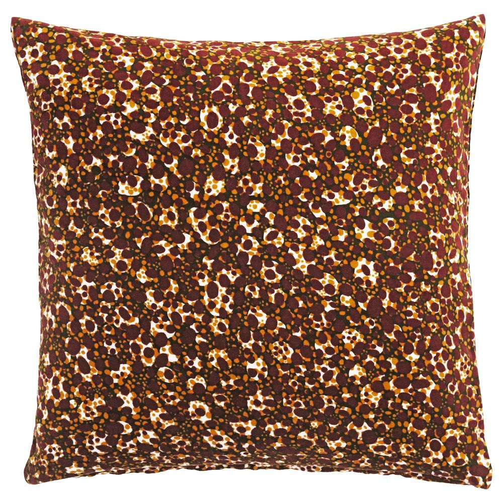 Чехол на подушку, точечный бордовый 50x50 см IKEA DEKORERA ДЕКОРЕРА 904.722.36 - фото 1