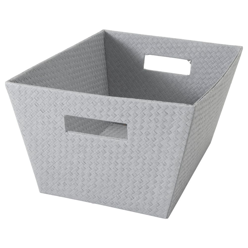 Корзина БАТТИНГ, серый (27x35x18 см) - фото 1