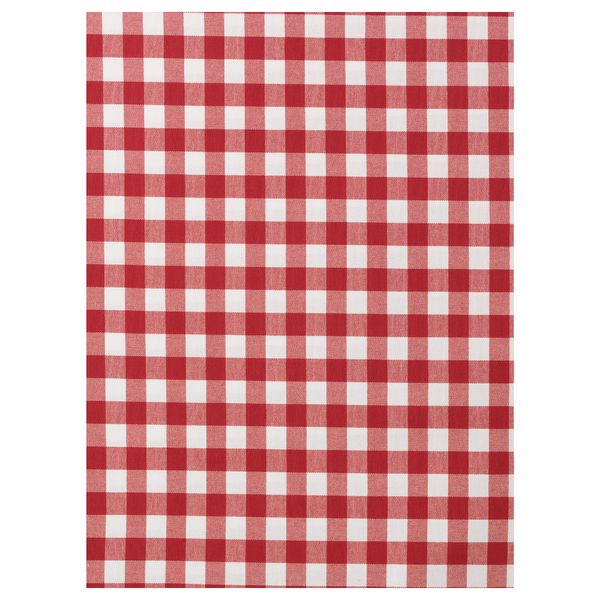 Ткань БЕРТА РУТА, красный/белый средняя клетка крупная клетка, красный (150 см) - схема-чертеж с размерами