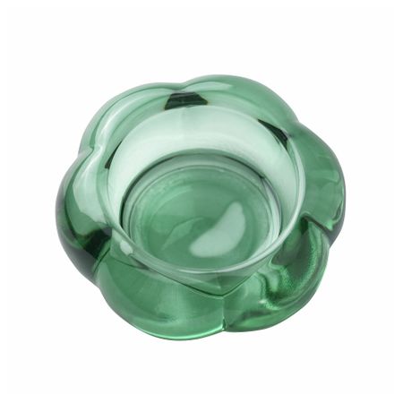 Подсвечник для греющей свечи, зеленый, 3 см IKEA BLADFÅGEL 006.059.00