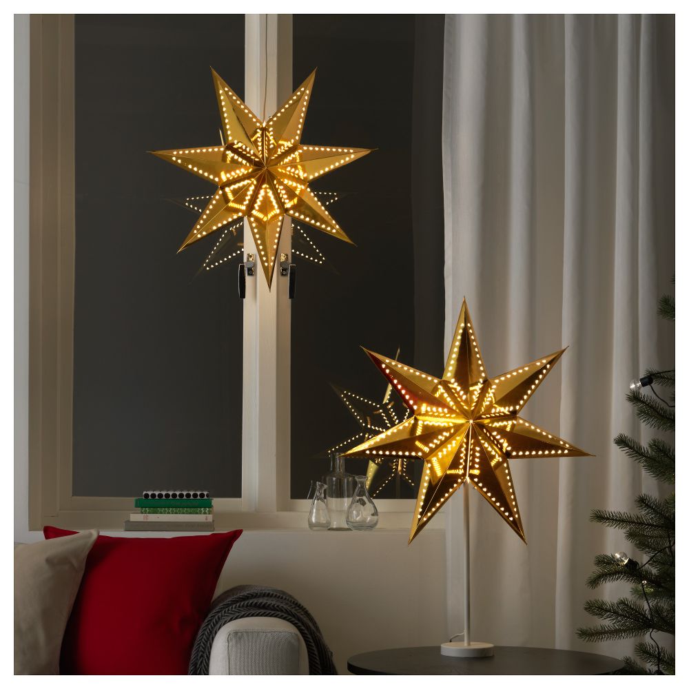 Абажур СТРОЛА, золотой (60 см) - фото 1