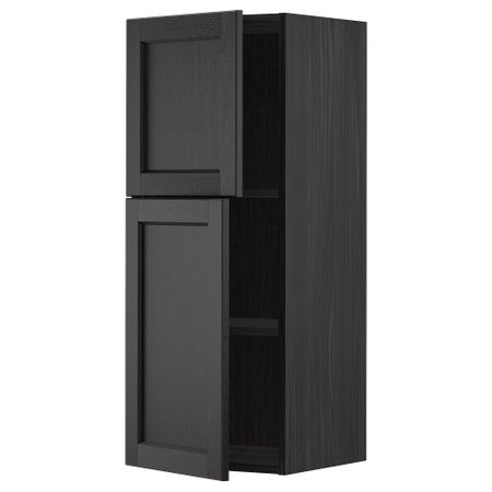 Навесной шкаф с полками, 2 дверцы, 40x100 cm IKEA METOD МЕТОД 294.524.78