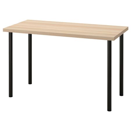 Письменный стол, под беленый дуб/черный 120x60 см IKEA LAGKAPTEN ЛАГКАПТЕН / ADILS АДИЛЬС 194.168.86