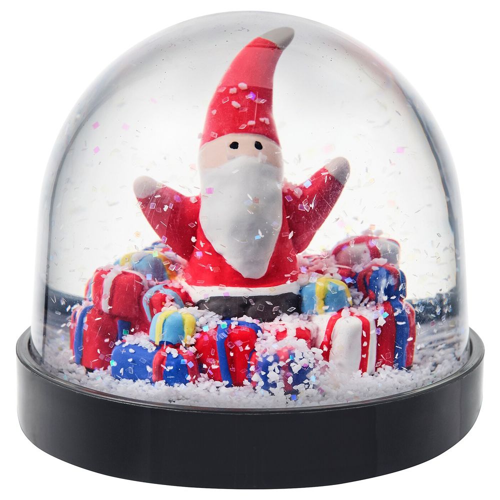Снежный шар, Санта Клаус, 7.5 см IKEA ВИНТЕРФЕСТ 604.378.57 - фото 1