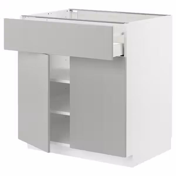 METOD / MAXIMERA Напольный шкаф с ящиком/2дверцами - фото 1