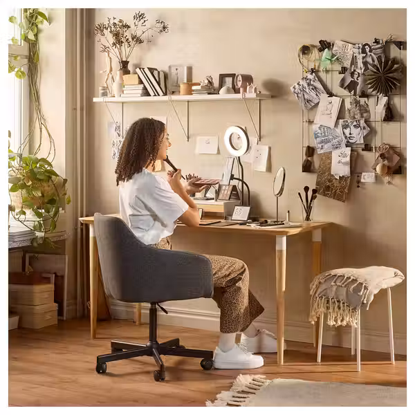 ANFALLARE / HILVER Письменный стол - бамбук 140x65 см - фото 3