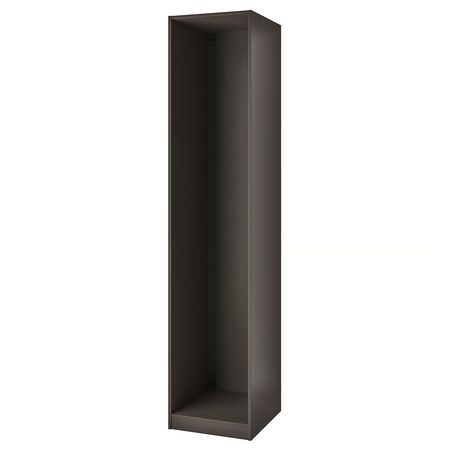 PAX Каркас гардероба - темно-серый 50x58x236 см