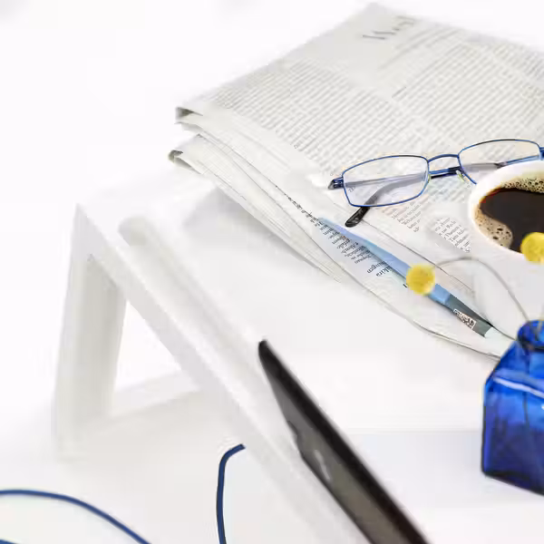 KLIPSK Поднос на ножках - белый - фото 2