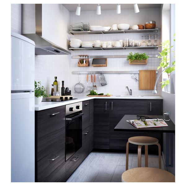 Дверь ТИНГСРИД, под дерево черный - фото 6