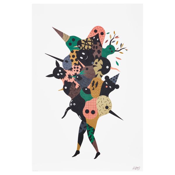 Постер ИКЕА АРТ-ИВЕНТ 2017, We are one (61x91 см) - схема-чертеж с размерами