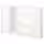 BILLY / OXBERG Стеллаж комбинация с дверцами - белый 160x106 см