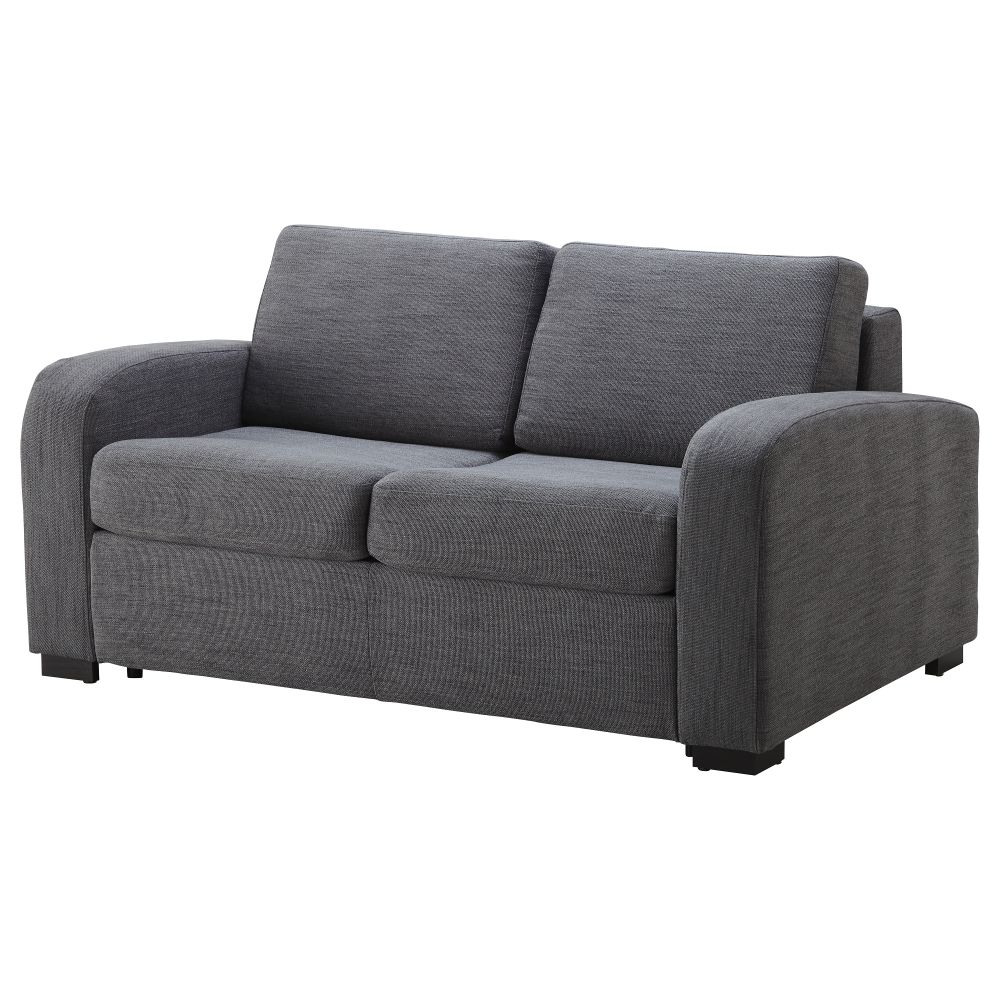 Диван-кровать 2-местный ИНГЕЛЬСТАД, Хенста серый - фото 1
