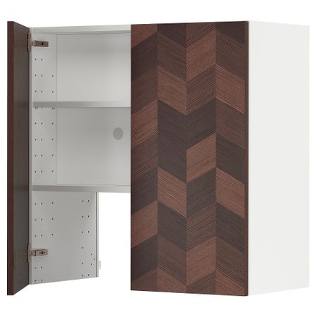 Навесной шкаф для вытяжки, полка, дверь IKEA METOD МЕТОД 195.043.31