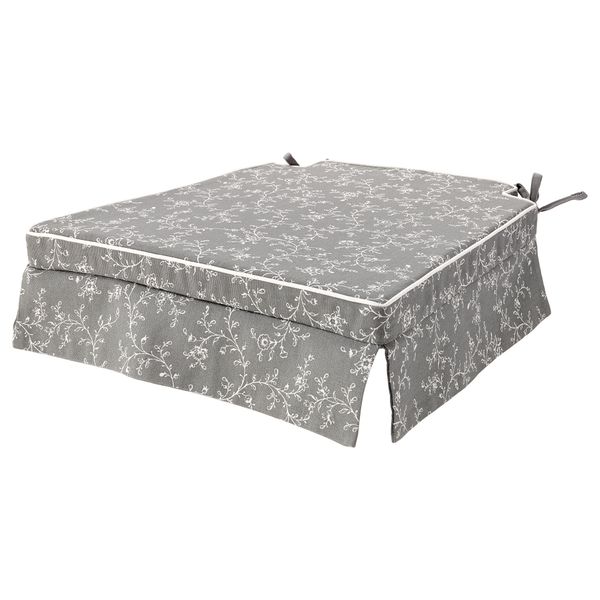 Подушка на стул, 43x42x4.0 см, серый IKEA ELSEBET ЭЛЬСЭБЭТ 204.100.77 - фото 2