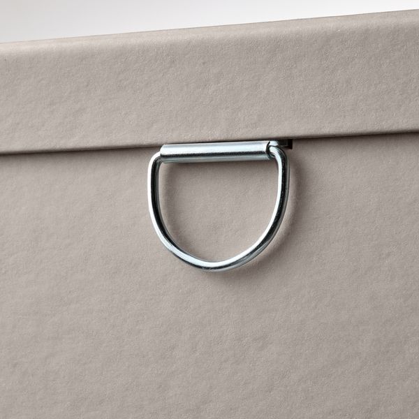 Коробка с крышкой, 25x35x15 см, светлый серо-бежевый IKEA FÖRNIMMA ФЁРНИММА 005.523.84 - фото 6