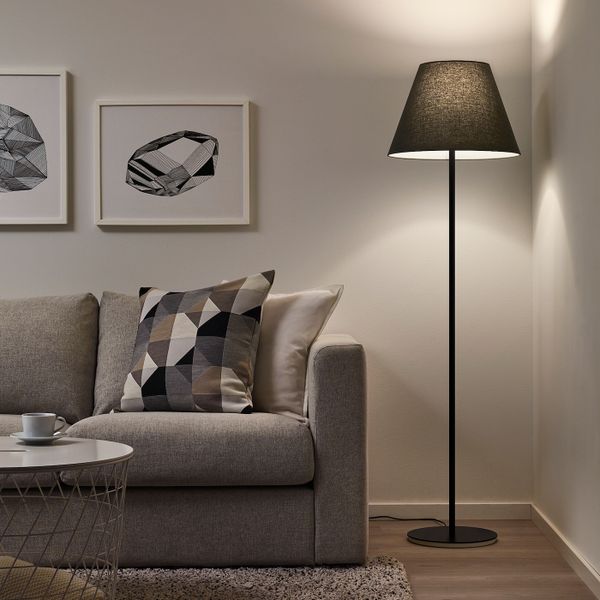 Основание напольный светильн, черный IKEA SKAFTET СКАФТЕТ 004.129.06 - фото 2