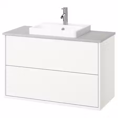 HAVBÄCK / ORRSJÖN ОРРШЁН Шкаф с ящиками/раковина/смеситель