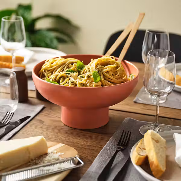 BLOMVECKLARE БЛОМВЕККЛАРЕ Миска сервировочная - красно-коричневый 26 см - фото 4