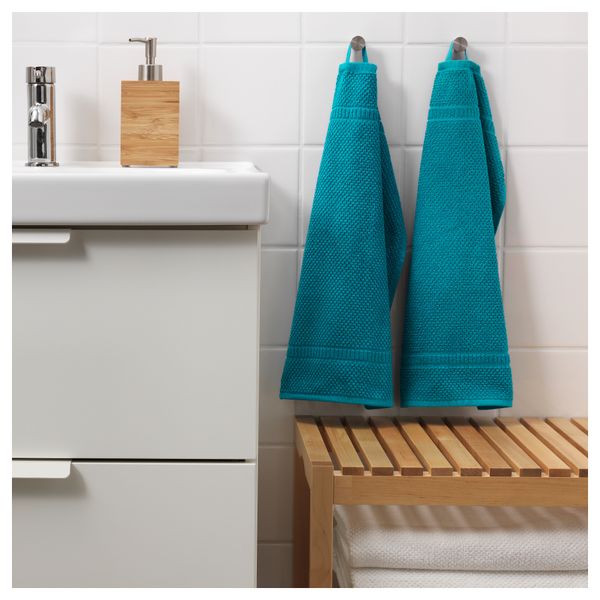 Полотенце ФРЭЙЕН, бирюзовый (30x50 см) - фото 3