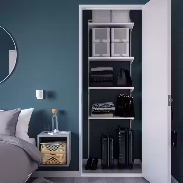 BOAXEL Стеллаж - белый 62x40x201 см - фото 2