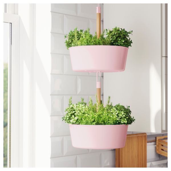 Кашпо подвесное БИТТЕРГУРКА, розовый - фото 3