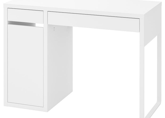 Письменный стол, белый 105x50 см IKEA MICKE МИККЕ 003.739.19