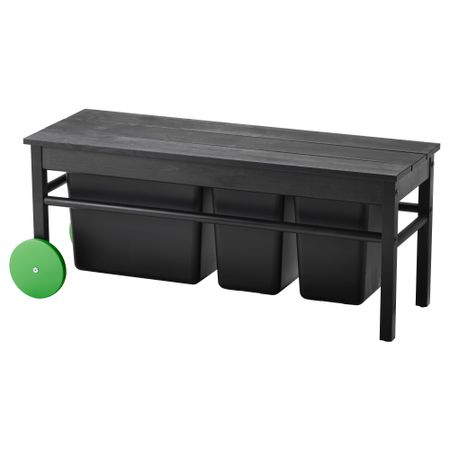 Скамья для сортировки мусора АНВЭНДБАР, черный