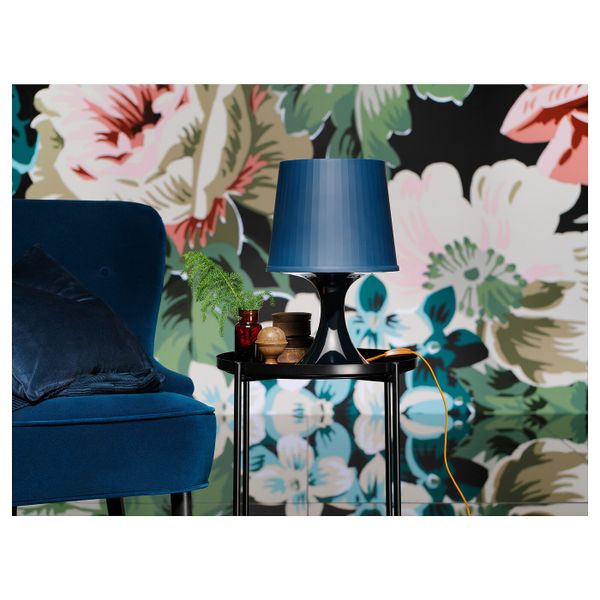 Лампа настольная, темно-синий 45 см IKEA ЛАМПАН 103.561.65 - фото 4