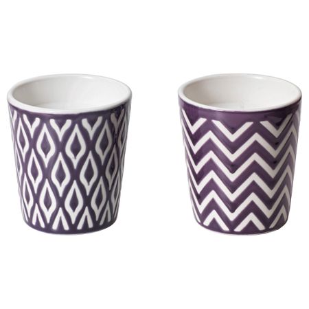 Ароматическая свеча в стакане СПРАЛЛА, сиреневый Алоэ вера, сиреневый