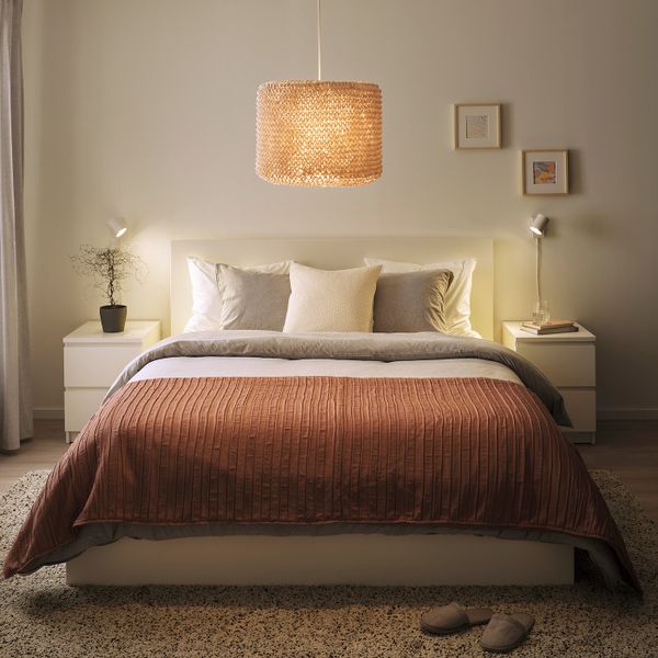 Подвесной светильник, бежевый, белый IKEA LERGRYN ЛЕРГРЮН / HEMMA ХЕММА 394.310.08 - фото 3