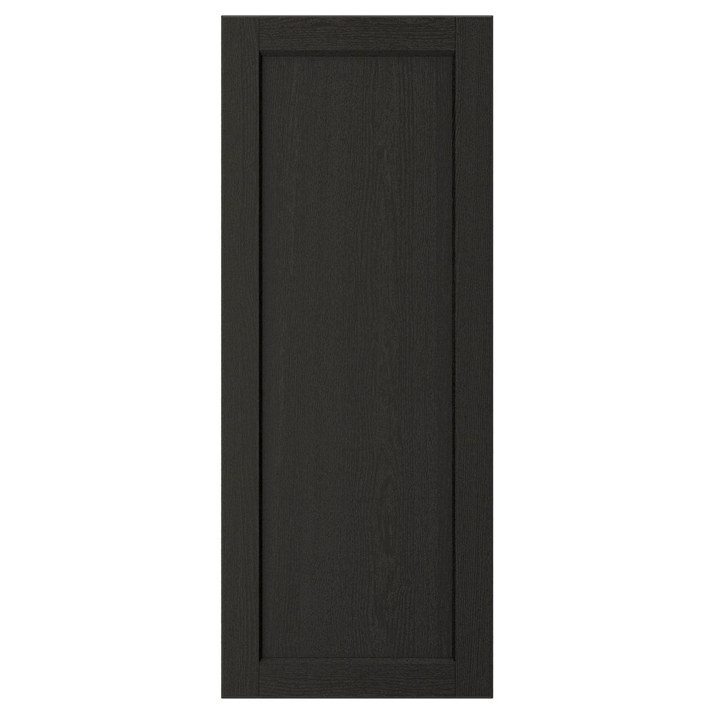 Дверь, черная морилка 40x100 см IKEA LERHYTTAN ЛЕРХЮТТАН 303.564.90 - фото 1