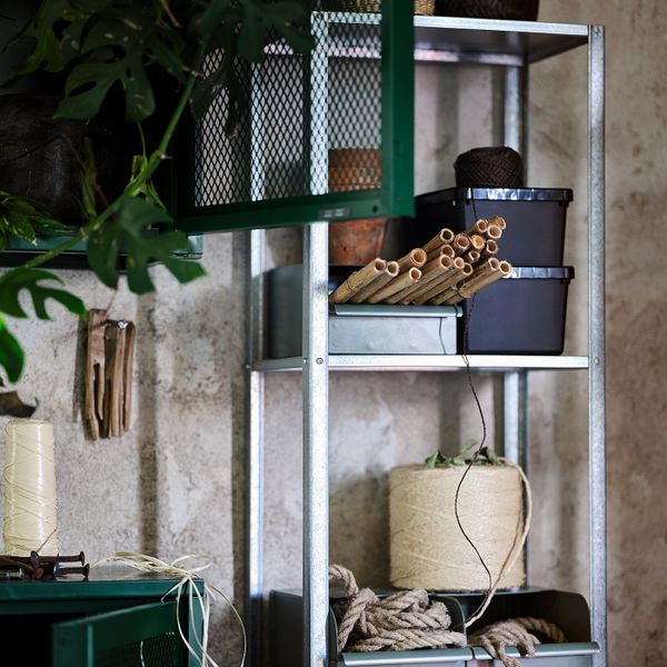 Стеллаж, для дома, улицы 40x27x183 см IKEA HYLLIS ХИЛЛИС 904.885.05 - фото 3