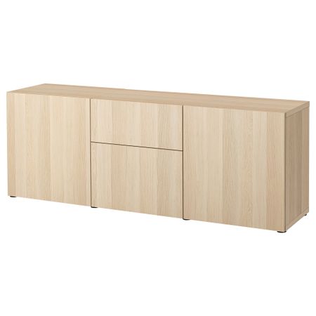 Комбинация для хранения с ящиками, 180x42x65 cm IKEA BESTÅ БЕСТО 193.251.84