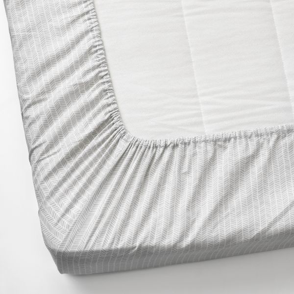 Комплект постельного белья, 3 предм, серый 60x120 см IKEA КЛЭММИГ 703.731.95 - фото 4