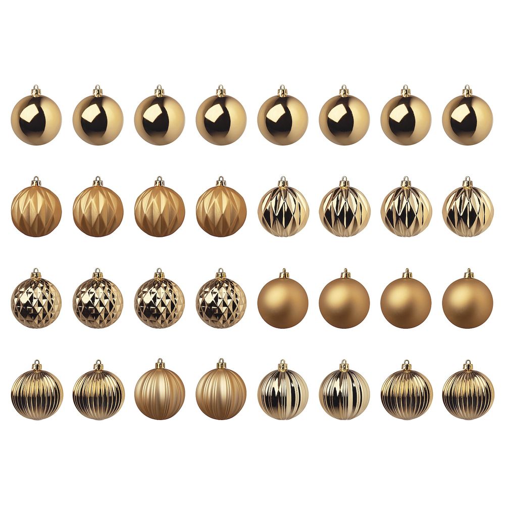 Украшение, шар, золотой, 8 см IKEA ВИНТЕРФЕСТ 204.308.86 - фото 1