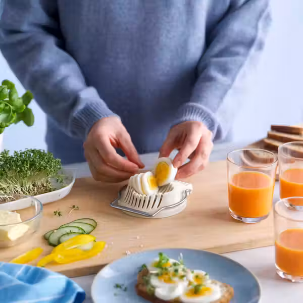 UPPFYLLD Яйцерезка - белый с оттенком - фото 2