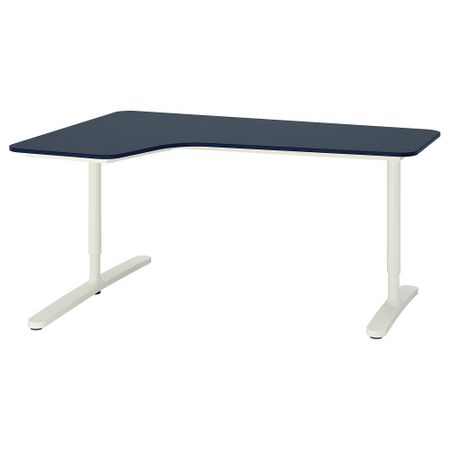 Угловой письменный стол левый, 160x110 cm IKEA BEKANT БЕКАНТ 192.828.44
