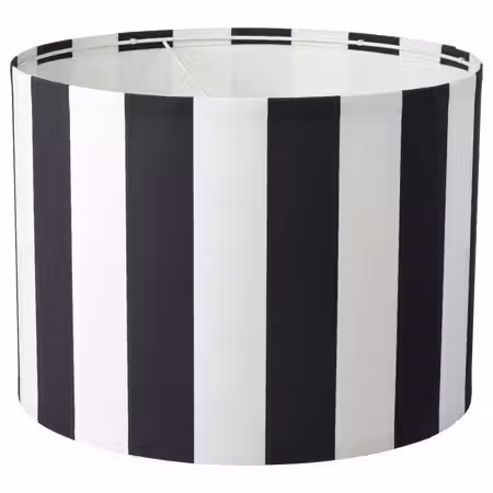RINGSTA Абажур - чёрный/белый 42 см