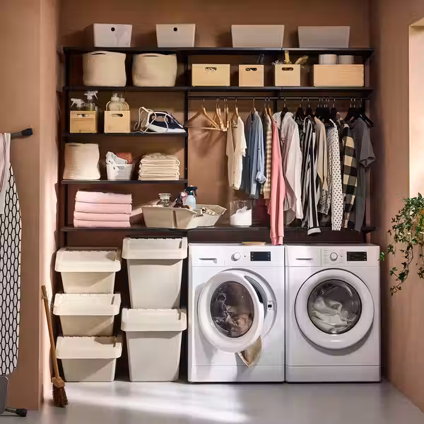 SORTERA Контейнер для сортировки с крышкой - бежевый 37 л - фото 7