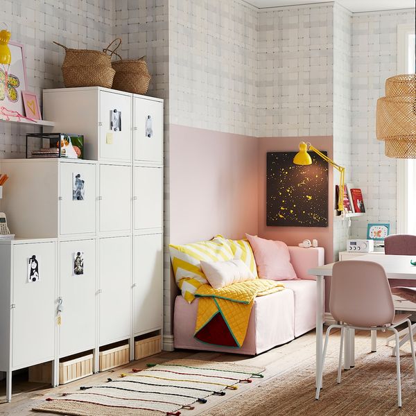 Комбинация для хранения с дверцами, белый 45x47x142 см IKEA HÄLLAN ХЭЛЛАН 192.494.11 - фото 4
