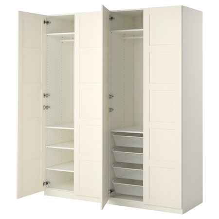 Гардероб, белый Bergsbo белый, 200x60x236 см IKEA PAX ПАКС 490.255.94