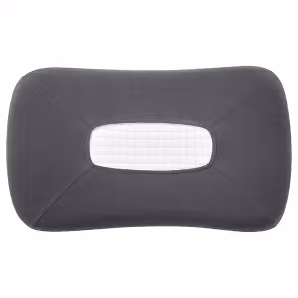 TÖCKENFLY ТЁККЕНФЛЮ Наволочка для эргоном подушки - серый 29x43 см - фото 2