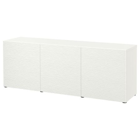 Комбинация для хранения с дверцами, 180x42x65 cm IKEA BESTÅ БЕСТО 493.250.07